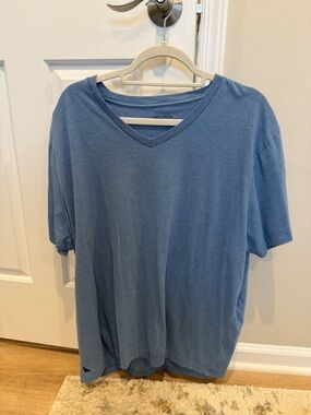 UNTUCKit Men’s Short Sleeve Tee Shirt Size 3XL Blue Pullover
